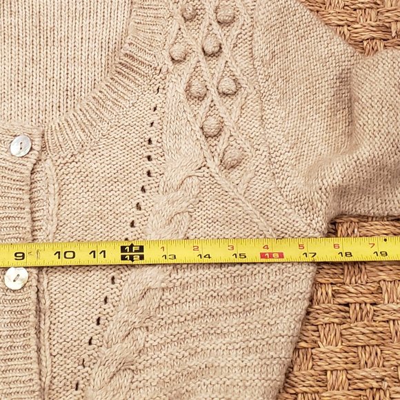 BCBG MaxAzria Cable Knit Button Down Cardigan - Picture 11 of 13